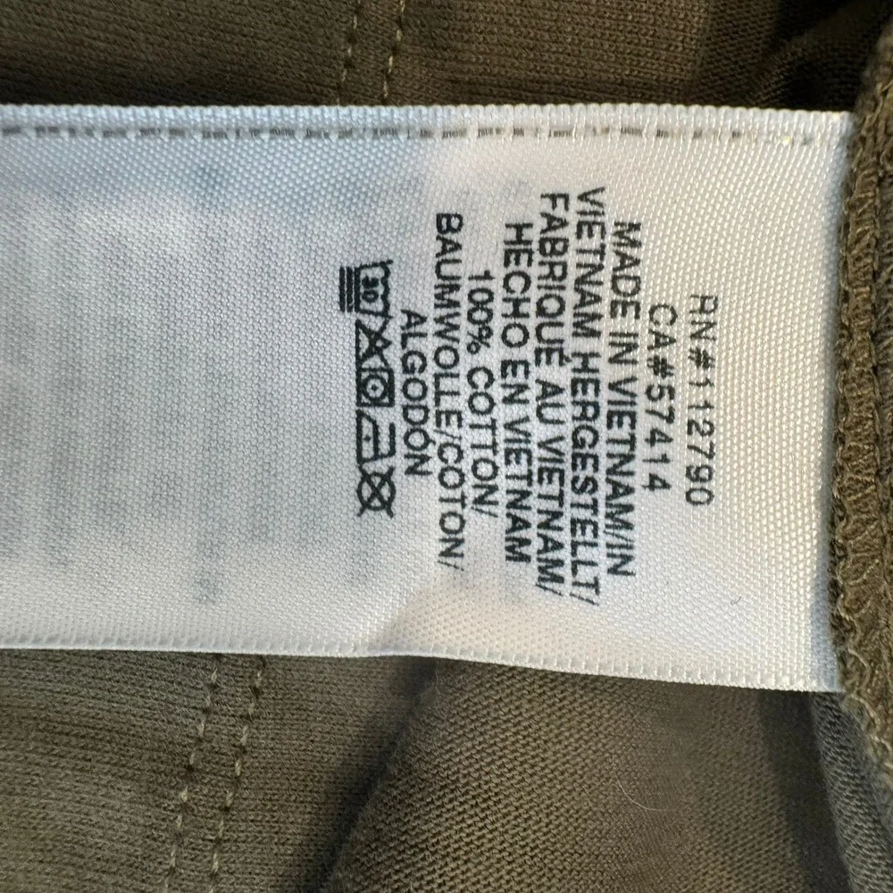 True Religion Mens SS TR Arch Crew T-Shirt Kalamata Olive Green Logo Small NEW